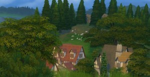 ¿Ovejas en Windenburg? Paisaje en Quedamos