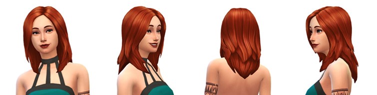 The Sims Resource Hair 257 by Skysims  Sims 4 Downloads  Sims 4 custom  content Womens hairstyles Sims hair