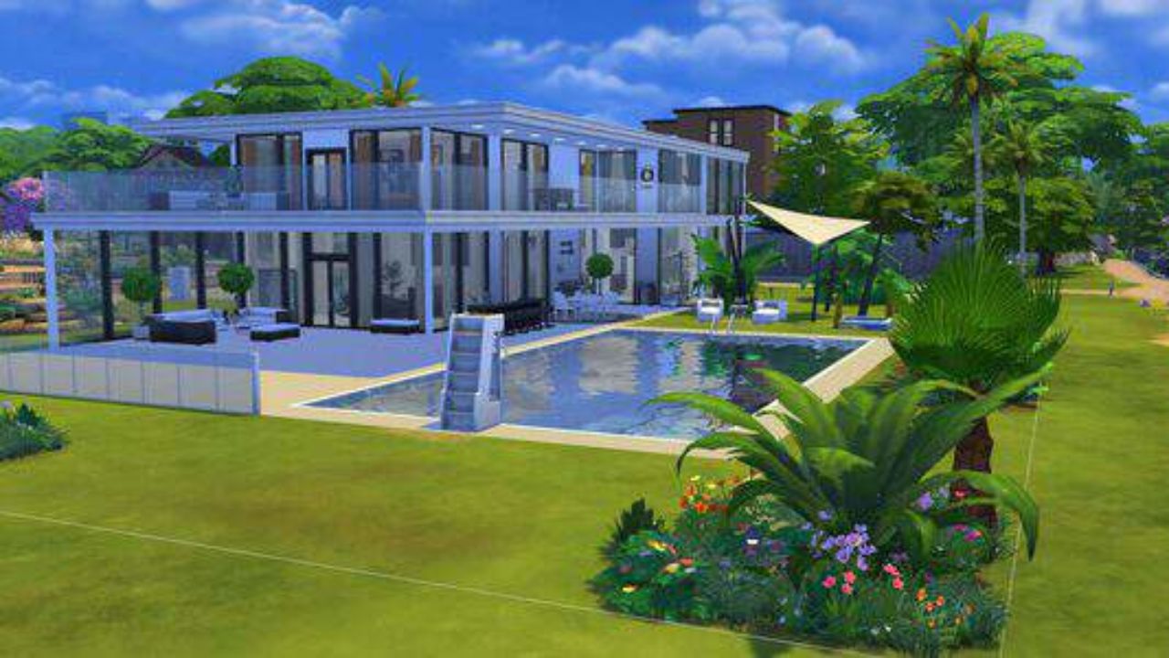 Casa lujosa moderna - Simsguru